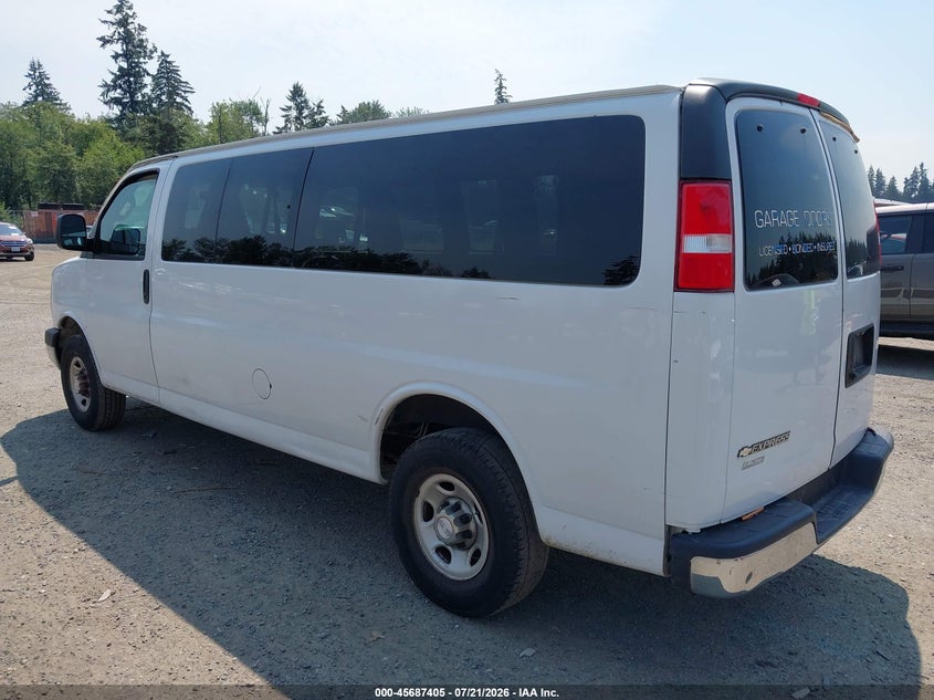Vin: 1gazgpfg1j1291421, lot: 46186014, chevrolet express 3500 lt 20183