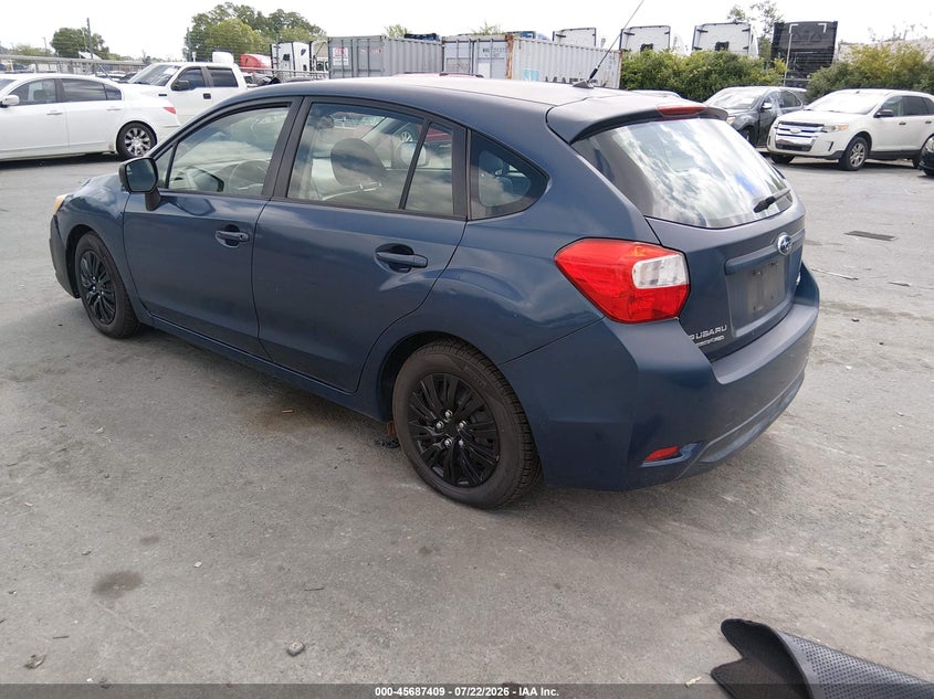 2012 SUBARU IMPREZA auction photo 3