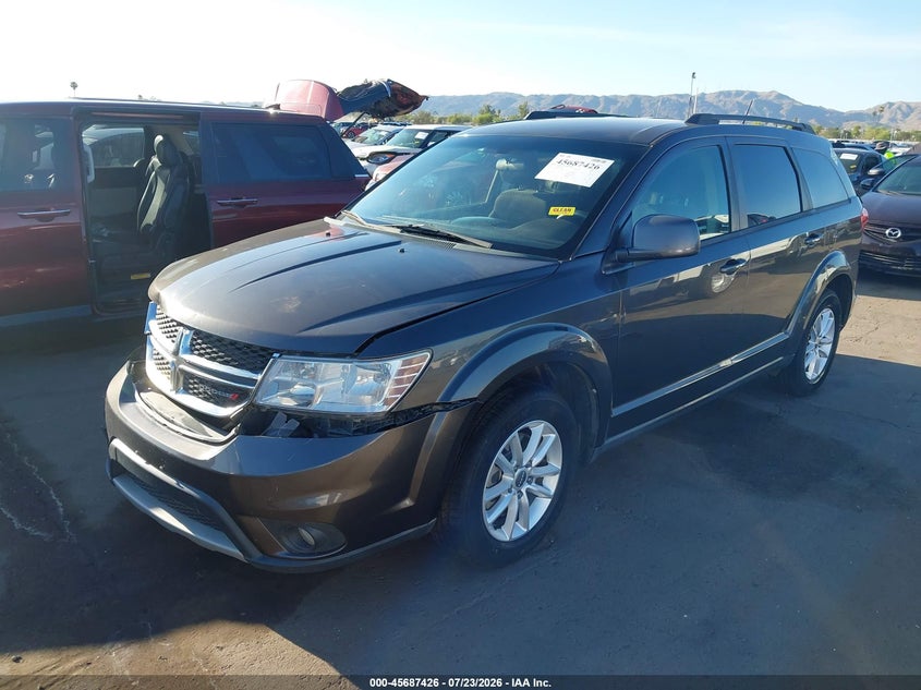 2017 Dodge Journey, Front End, IAAI, VIN 3C4PDCBGXHT509980 — photo 2