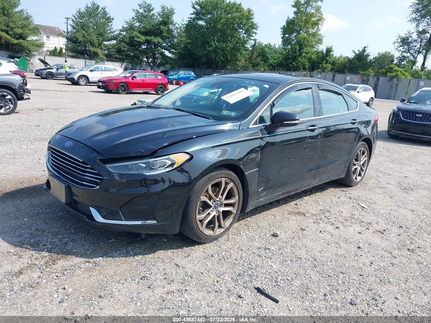 Vin: 3fa6p0cd8kr237221, lot: 46186048, ford fusion sel 20192
