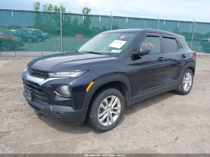 2021 Chevrolet Trailblazer Awd Ls VIN: KL79MNSL0MB108898 Lot: 45687447