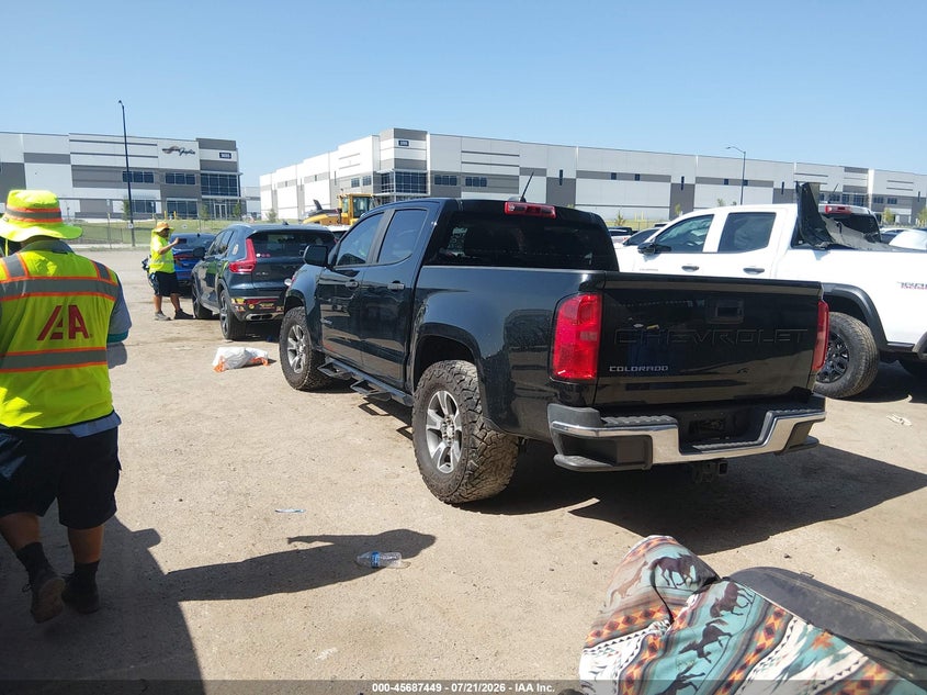 2021 Chevrolet Colorado 2Wd Short Box Wt VIN: 1GCGSBEAXM1171702 Lot: 45687449