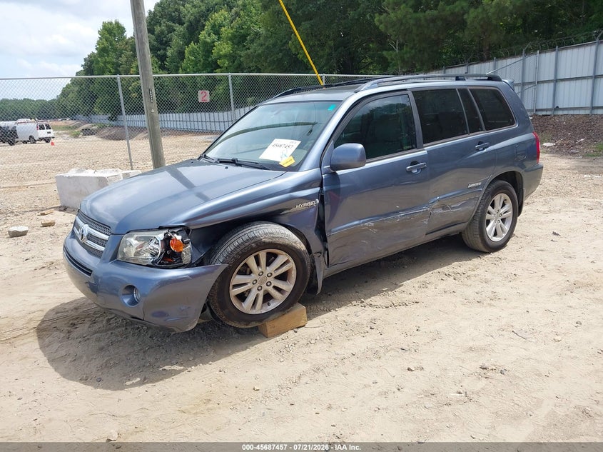2006 Toyota Highlander Hybrid Limited V6 VIN: JTEDW21AX60011823 Lot: 45687457