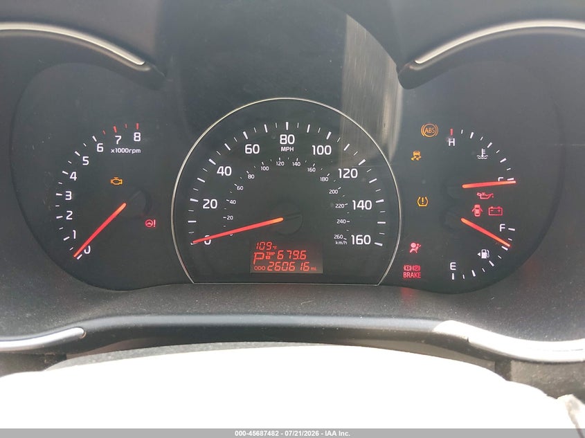 2014 Kia Sorento Lx VIN: 5XYKT3A61EG437849 Lot: 45687482
