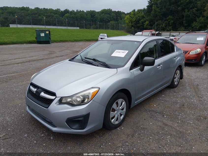Vin: jf1gjaa66dg006134, lot: 46186110, subaru impreza 2.0i 20132