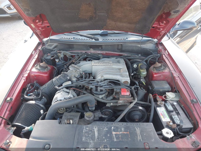 1994 Ford Mustang Gt VIN: 1FALP42T4RF206722 Lot: 45687521