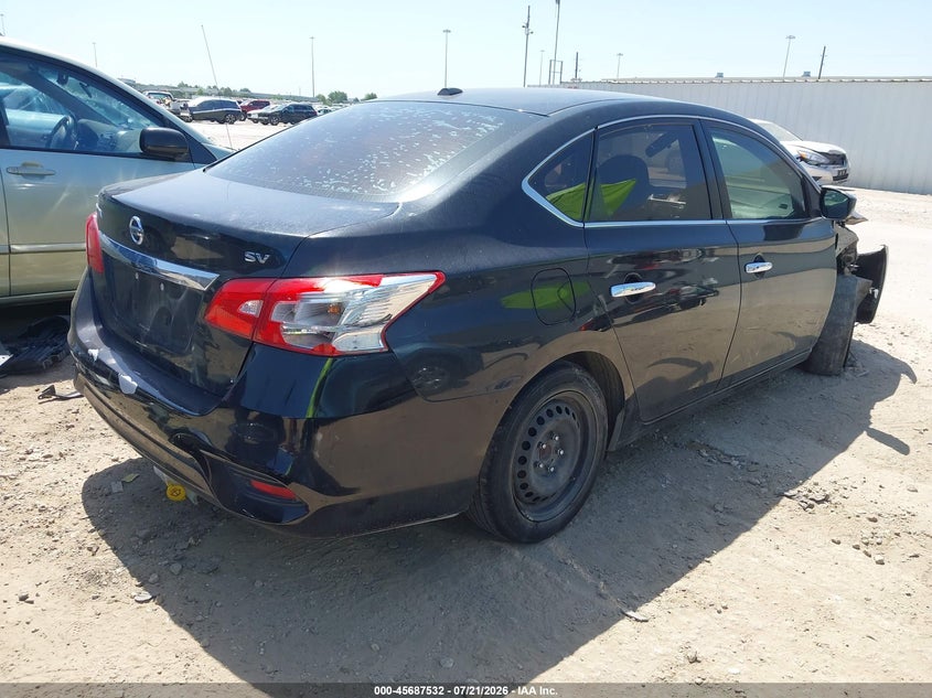 2017 Nissan Sentra Sv VIN: 3N1AB7AP2HY264974 Lot: 45687532
