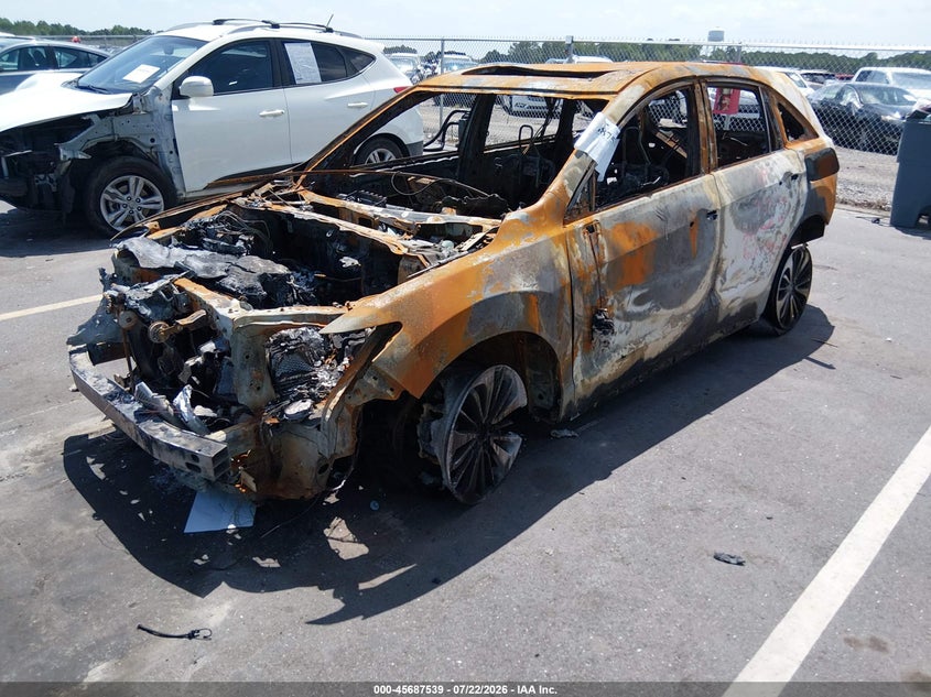 2016 Acura RDX, Total Burn, IAAI, VIN 5J8TB3H72GL016205 — photo 2