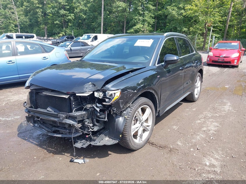 Vin: wa1decf38n1004752, lot: 46186154, audi q3 premium 45 tfsi s line quattro tiptronic 20222