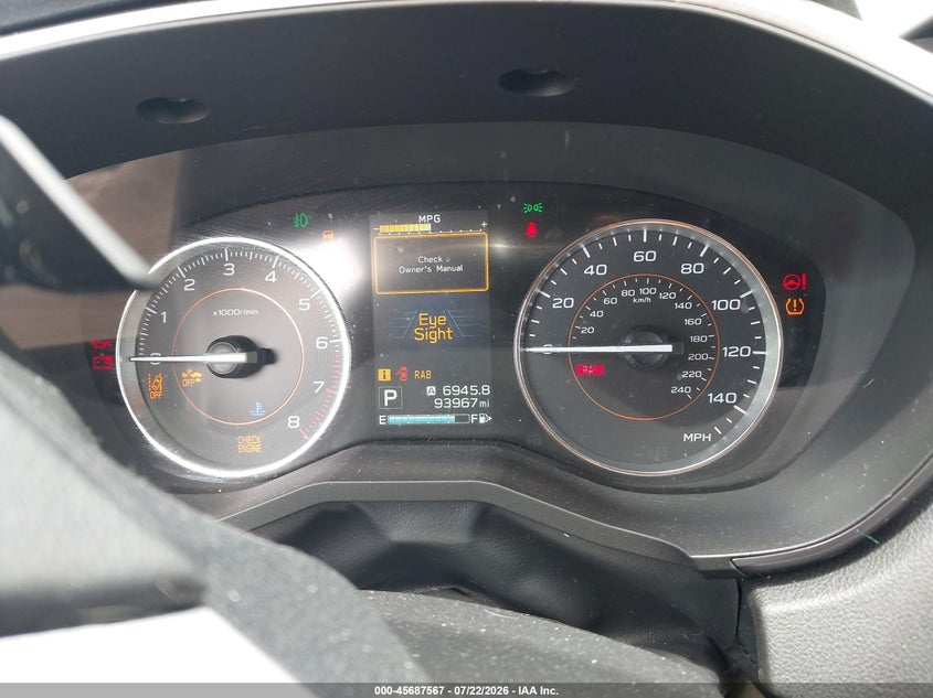 2018 SUBARU XV SPORT UTILITY VEHICLE 2.0L H-4 DI, DOHC, VVT, 152HP