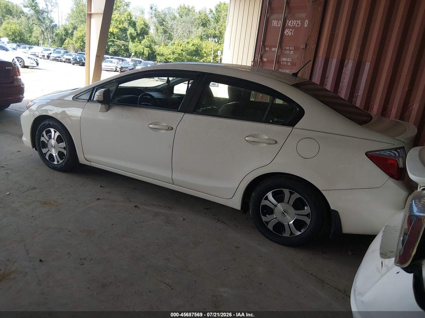 2012 HONDA CIVIC HYBRID auction photo 3