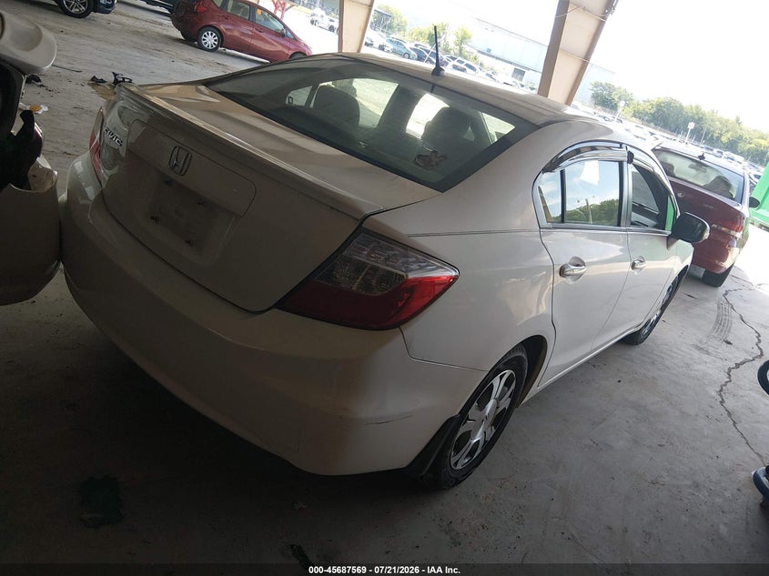 2012 HONDA CIVIC HYBRID auction photo 4