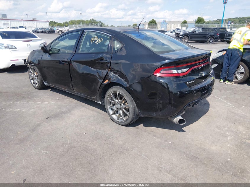 Vin: 1c3cdfbbxed698849, lot: 46186187, dodge dart sxt 20143