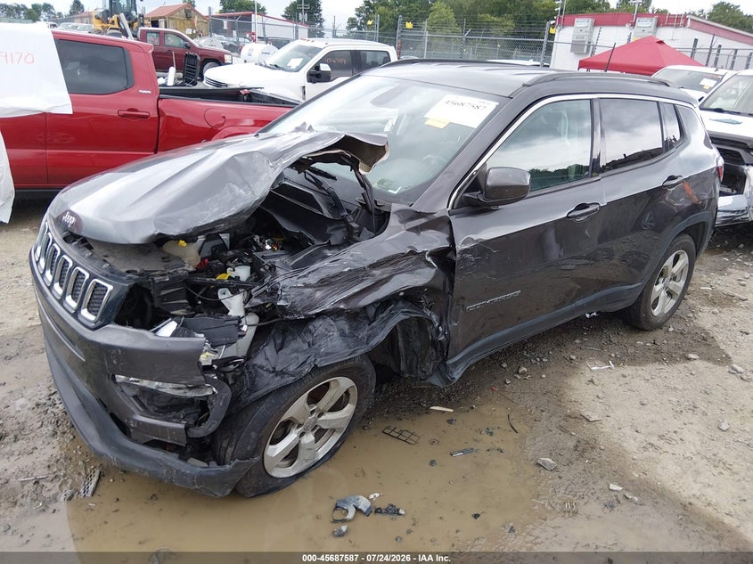 Vin: 3c4njdbb8mt557787, lot: 46186194, jeep compass latitude 4x4 20212