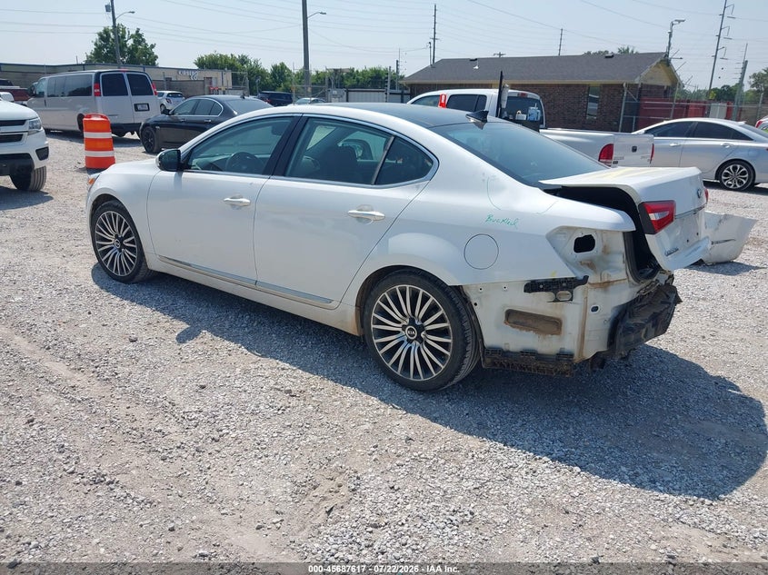 Vin: knaln4d77f5191762, lot: 46186224, kia cadenza premium 20153