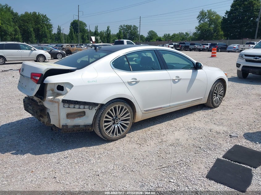 Vin: knaln4d77f5191762, lot: 46186224, kia cadenza premium 20154