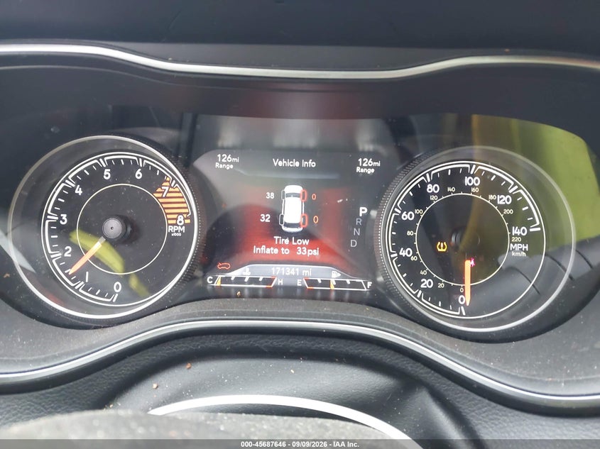 2019 JEEP CHEROKEE SPORT UTILITY VEHICLE 3.2L V-6 DOHC, 271HP