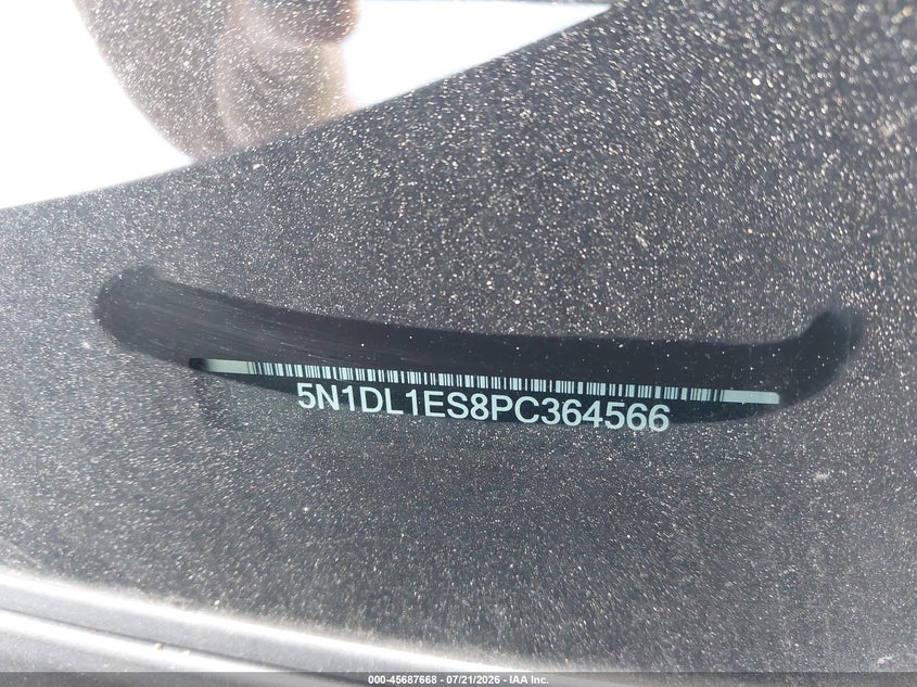 2023 Infiniti Qx60 Pure Awd VIN: 5N1DL1ES8PC364566 Lot: 45687668