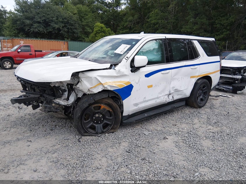 Vin: 1gnscledxpr485399, lot: 46186307, chevrolet tahoe 2wd commercial fleet 20232