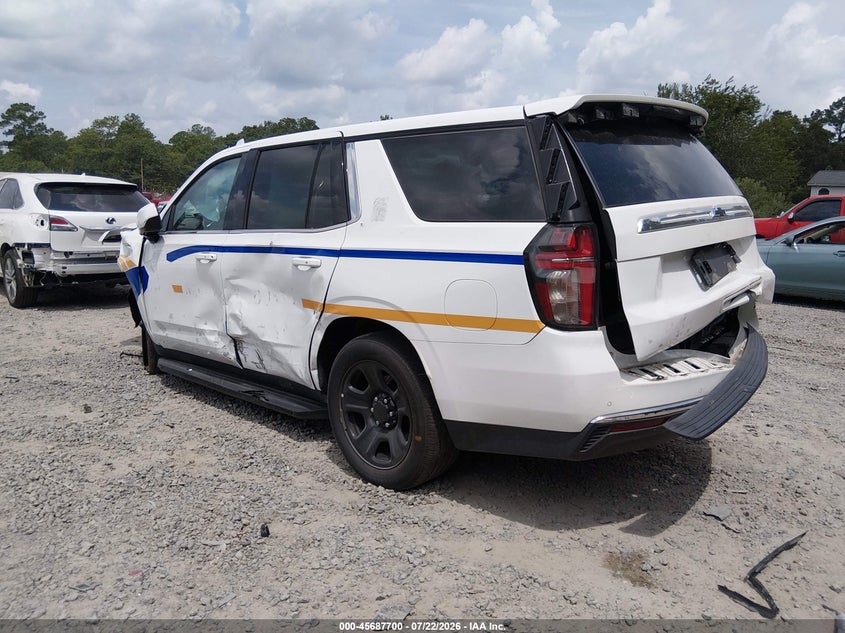 Vin: 1gnscledxpr485399, lot: 46186307, chevrolet tahoe 2wd commercial fleet 20233