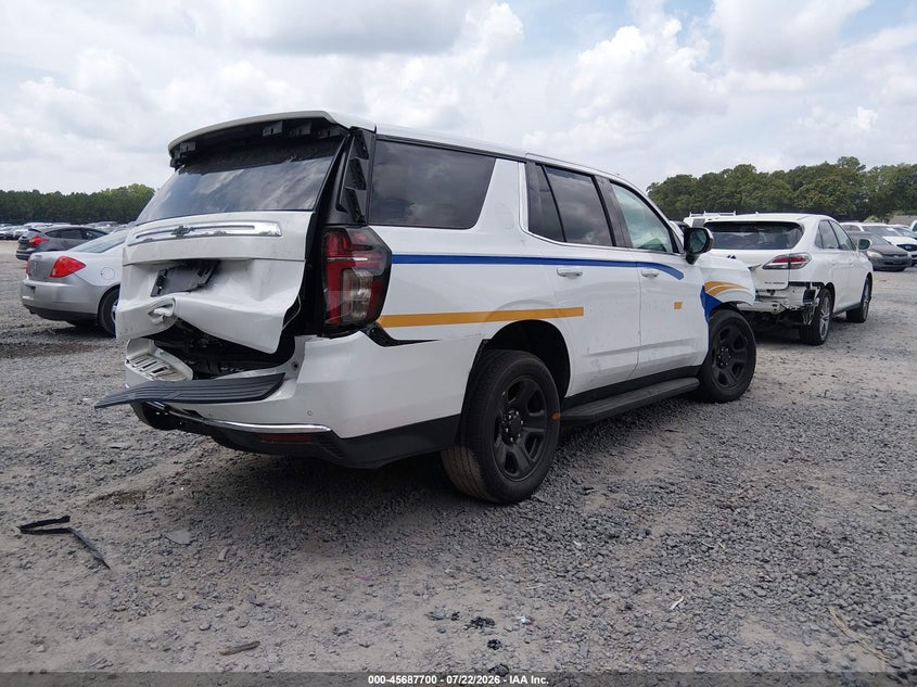 Vin: 1gnscledxpr485399, lot: 46186307, chevrolet tahoe 2wd commercial fleet 20234