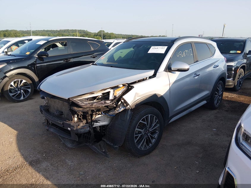 2019 Hyundai Tucson Ultimate, Front End, IAAI, VIN KM8J3CAL6KU962008 — photo 2