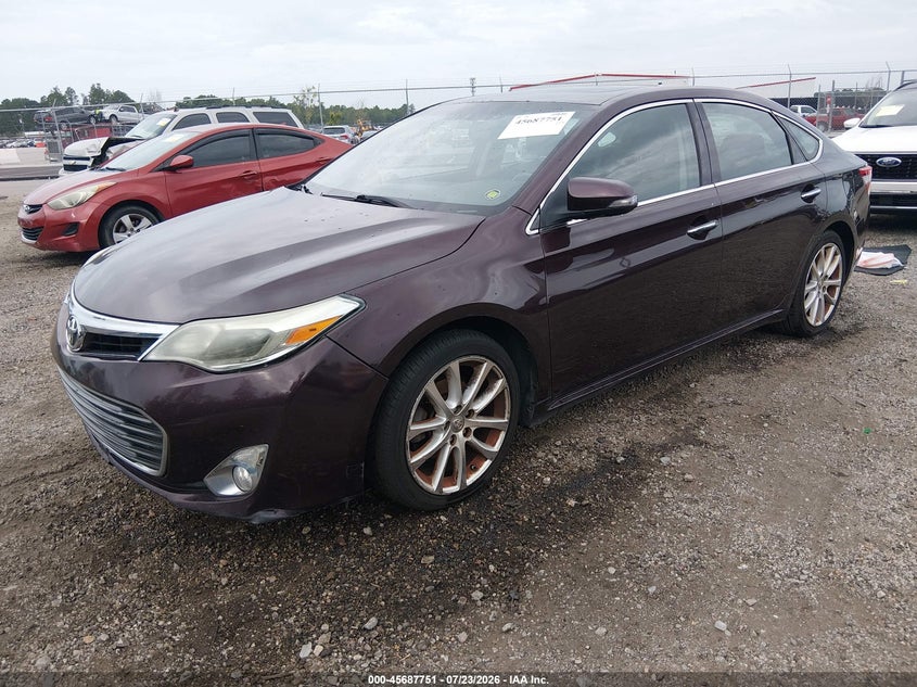 Vin: 4t1bk1ebxeu134707, lot: 46186358, toyota avalon limited 20142