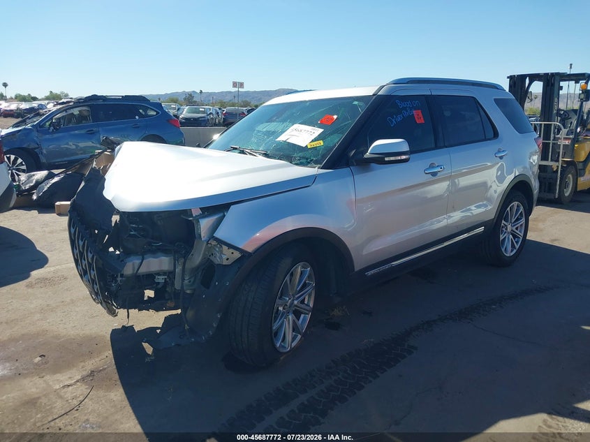 Vin: 1fm5k7f85hgd90226, lot: 46186379, ford explorer limited 20172