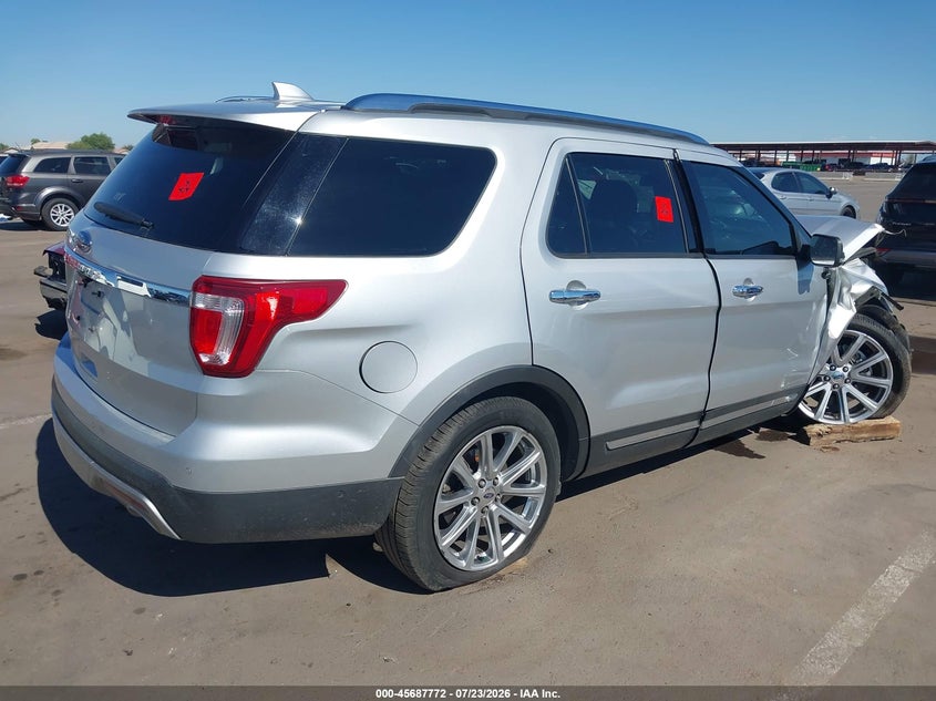 Vin: 1fm5k7f85hgd90226, lot: 46186379, ford explorer limited 20174