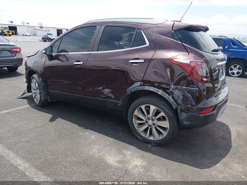 Vin: kl4cjasb1hb100164, lot: 46186402, buick encore preferred 20173