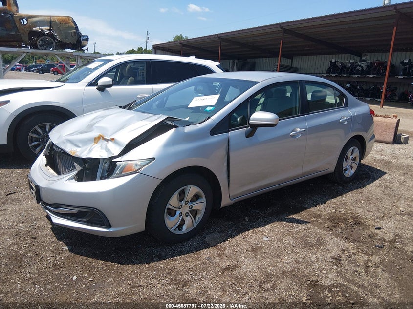 2015 HONDA CIVIC auction photo 2