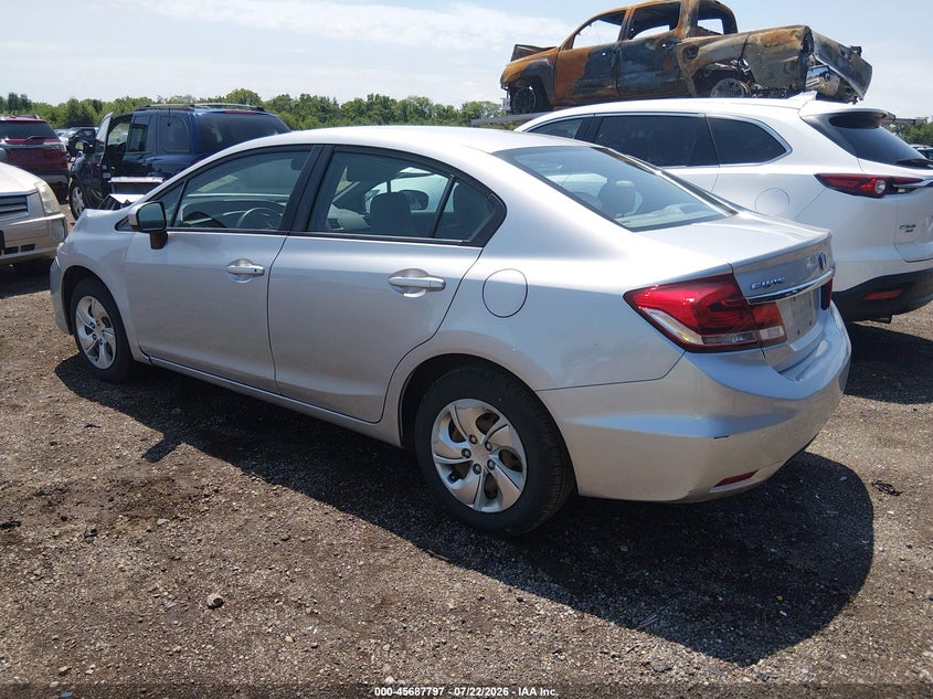 2015 HONDA CIVIC auction photo 3