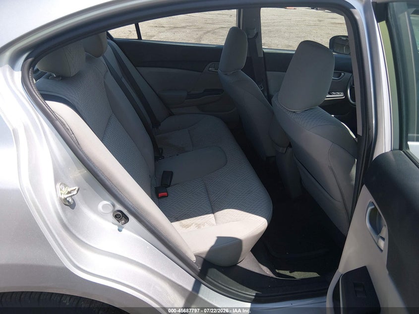 2015 HONDA CIVIC auction photo 8