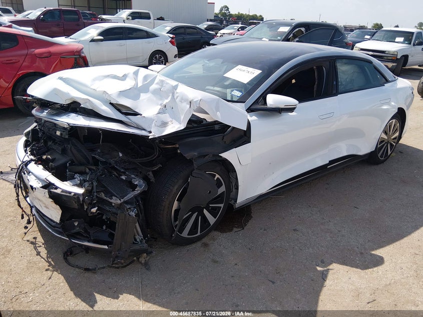 Vin: 50ea1tea8pa004804, lot: 46186442, lucid air touring 20234