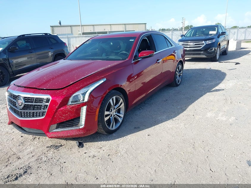 2014 Cadillac CTS, Right Side, IAAI, VIN 1G6AV5S80E0188373 — photo 2
