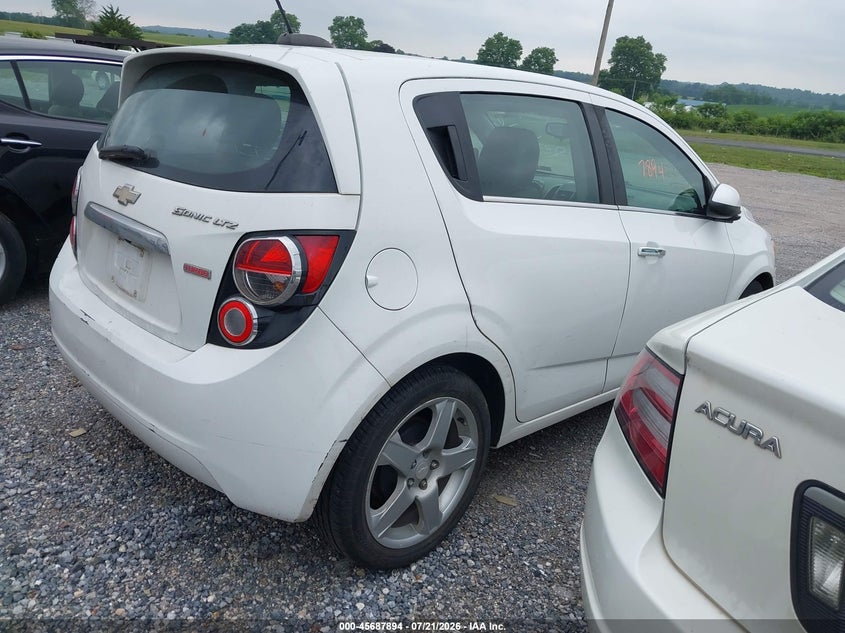 Vin: 1g1je6sb2g4144717, lot: 46186501, chevrolet sonic ltz auto 20164