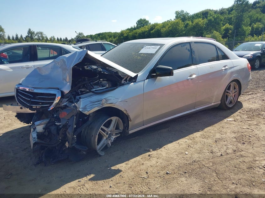 2014 Mercedes-Benz E-klasse, Удар спереди, IAAI, VIN WDDHF8JB2EB038914 — фото 2