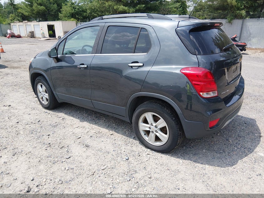 Vin: kl7cjpsb1hb120629, lot: 46186535, chevrolet trax lt 20173