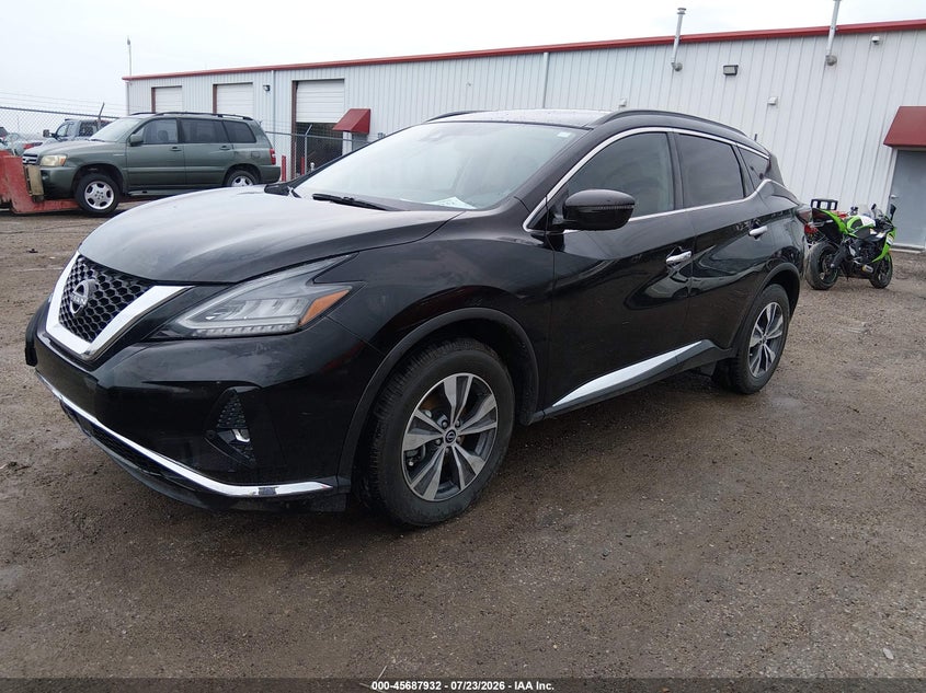 Vin: 5n1az2bs3pc117452, lot: 46186539, nissan murano sv intelligent awd 20232
