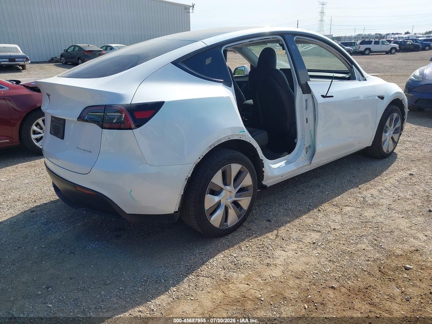 Vin: 7saygdee5pf834693, lot: 46186561, tesla model y awd/long range dual motor all-wheel drive 20234