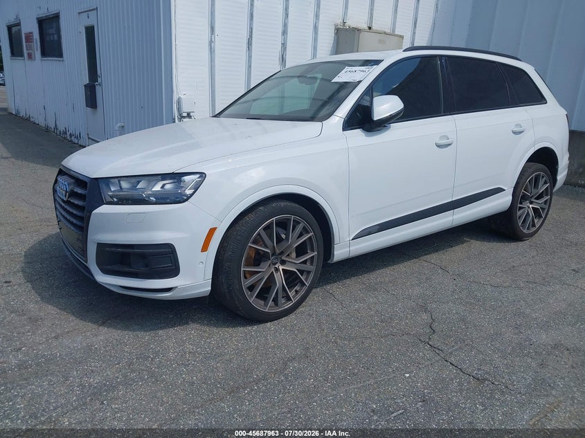 Vin: wa1vaaf75kd037130, lot: 46186570, audi q7 55 premium 20192