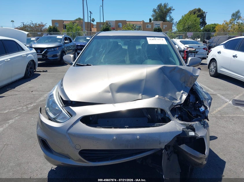2017 Hyundai Accent Se VIN: KMHCT4AE5HU373752 Lot: 45687974