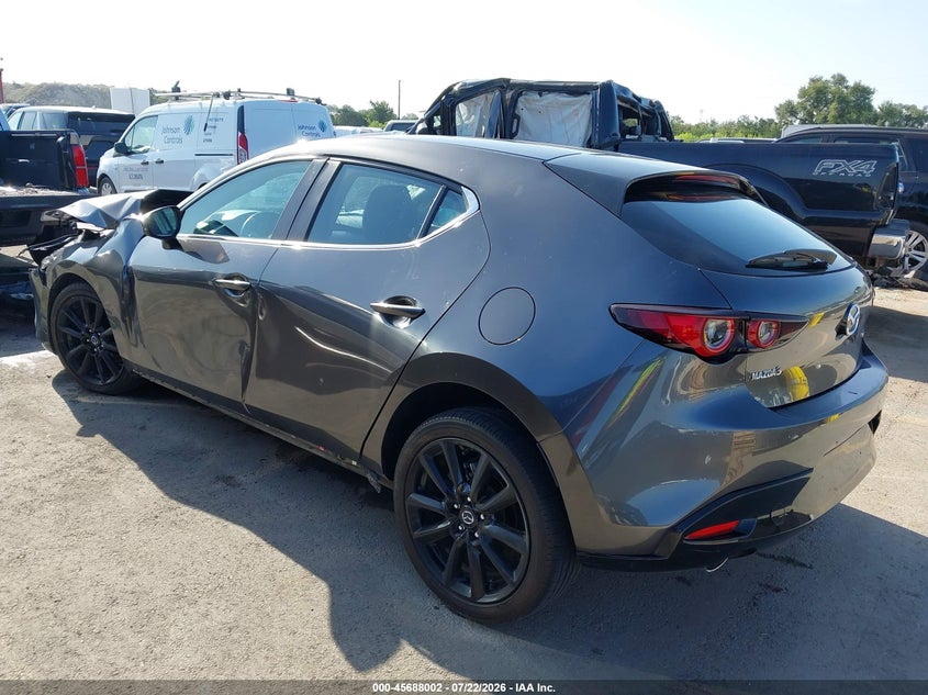 Vin: jm1bpakm6s1753457, lot: 46186609, mazda mazda3 2.5 s select sport 20253