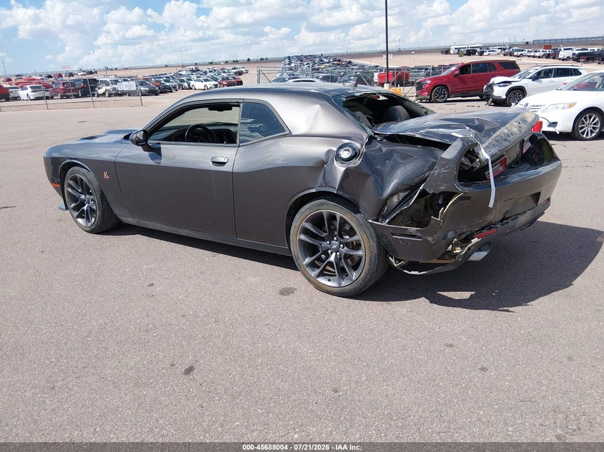 Vin: 2c3cdzfj4lh196423, lot: 46186611, dodge challenger r/t scat pack 20203