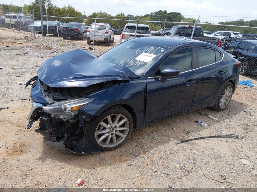 Vin: 3mzbn1w3xhm136191, lot: 46186617, mazda mazda3 grand touring 20172