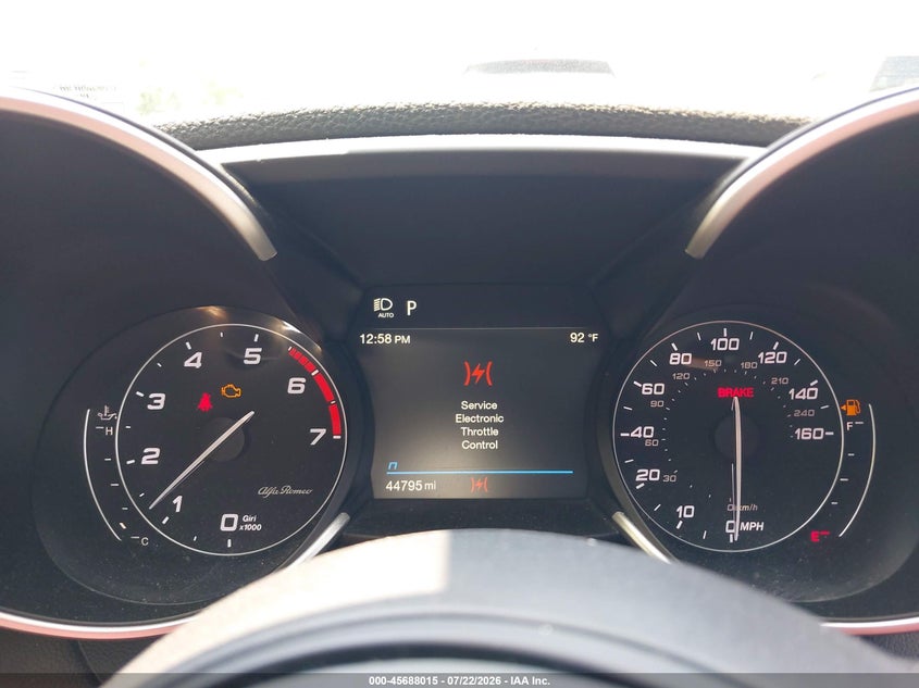 2023 ALFA ROMEO GIULIA auction photo 7