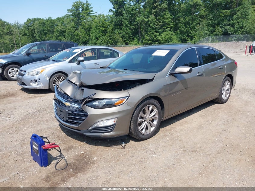 2020 Chevrolet Malibu Fwd Lt, Front End, IAAI, VIN 1G1ZD5ST5LF007889 — photo 2