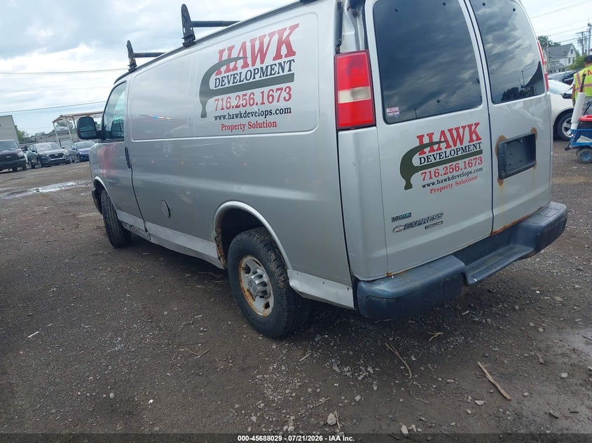 Vin: 1gcwgfca1c1129019, lot: 46186636, chevrolet express 2500 work van 20123