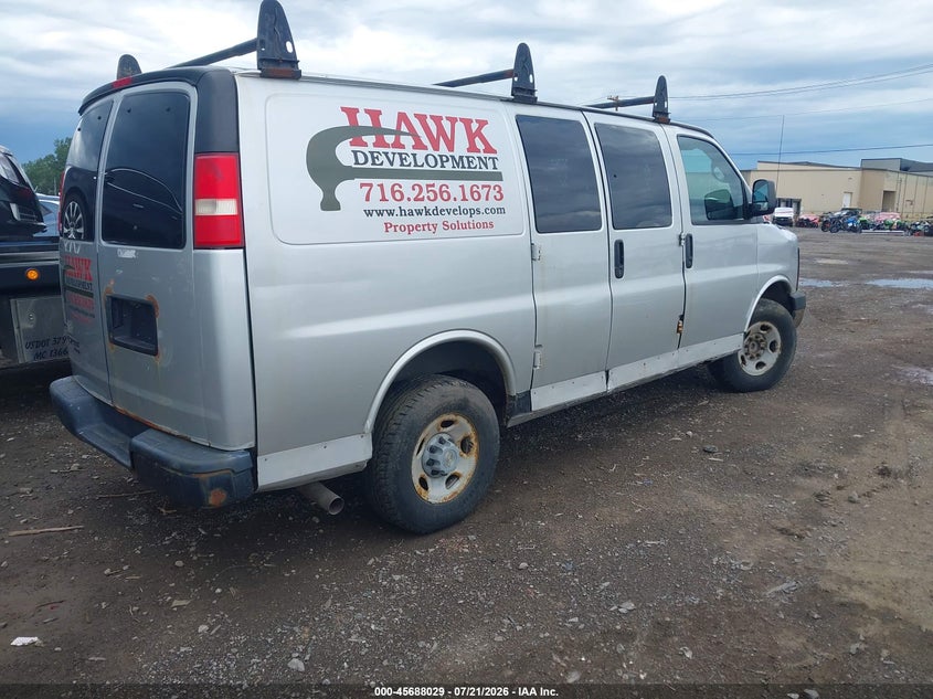 Vin: 1gcwgfca1c1129019, lot: 46186636, chevrolet express 2500 work van 20124
