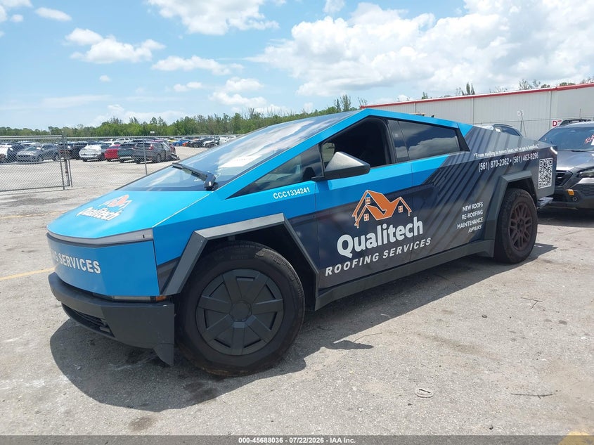 2025 TESLA CYBERTRUCK auction photo 2